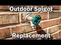 How to replace an outside spigot / garden faucet