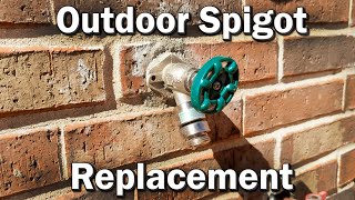 How to replace an outside spigot \/ garden faucet