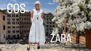 картинка: Zara летом, 2 платья COS + римский вайб | примерки , покупки