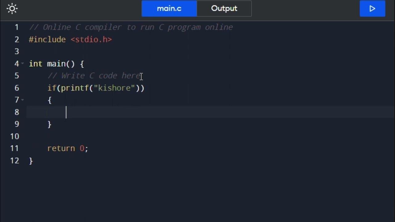 write a c program to print Kishore without using semicolon ( ; ). Do ...