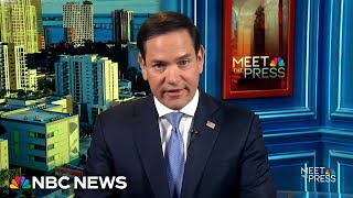 Sen. Marco Rubio Says He Hasn’t Spoken To Trump About Being His Running Mate: Full Interview