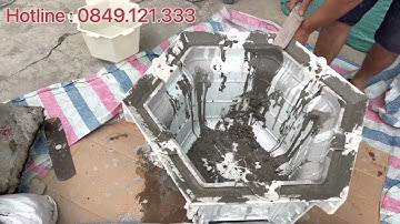 Ra lòng trong siêu đơn giản cho mọi loại khuôn chậu ABS