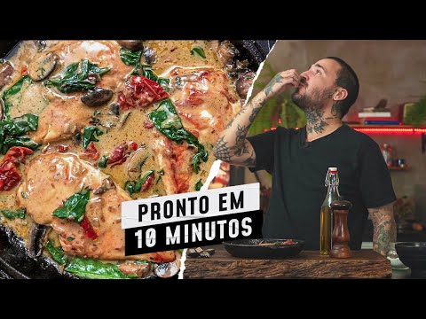 Vídeo: Filé De Frango Com Cogumelos