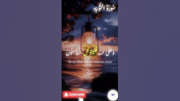 اكتب شيء تؤجر عليه 🤍 🤲🏻 #quran #اسلام #قرآن #راحة_نفسية #سورة_التوبة