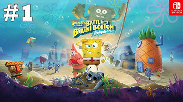 SpongeBob: Battle for Bikini Bottom Rehydrated - Walkthrough Part 1 (Nintendo Switch)