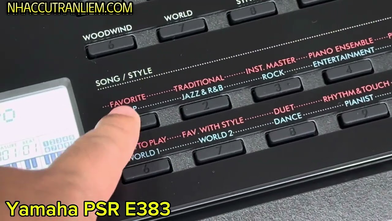 Review Đàn Organ Yamaha PSR E383 New 100%