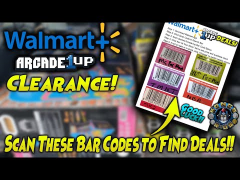 Arcade1up Walmart Clearance Tips - Scan These Bar Codes for Real Time Deals!! from Kongs-R-Us