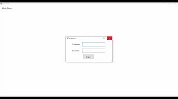How to create popup login form VB.NET