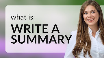 Write a Summary: Mastering Essential English Skills