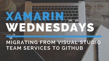 Migrating from Visual Studio Team Services to GitHub