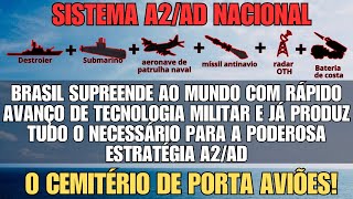 Brasil surpreende ao mundo com avanço rápido de tecnologias para produção de um sistema A2AD
