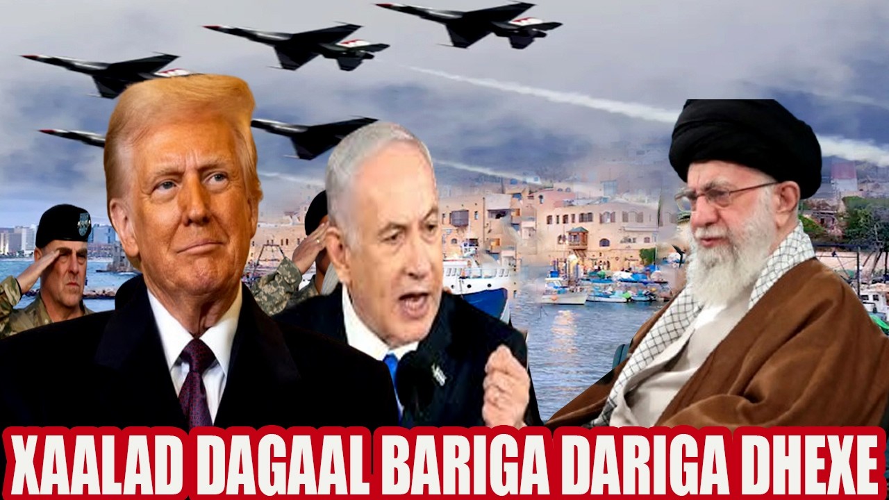 Bariga Dhexe oo Gubanaya & Iiraan oo Dhulka la sintay 7-Saldhig, Qalqal ku Furmay Trump & Neteyhuu,