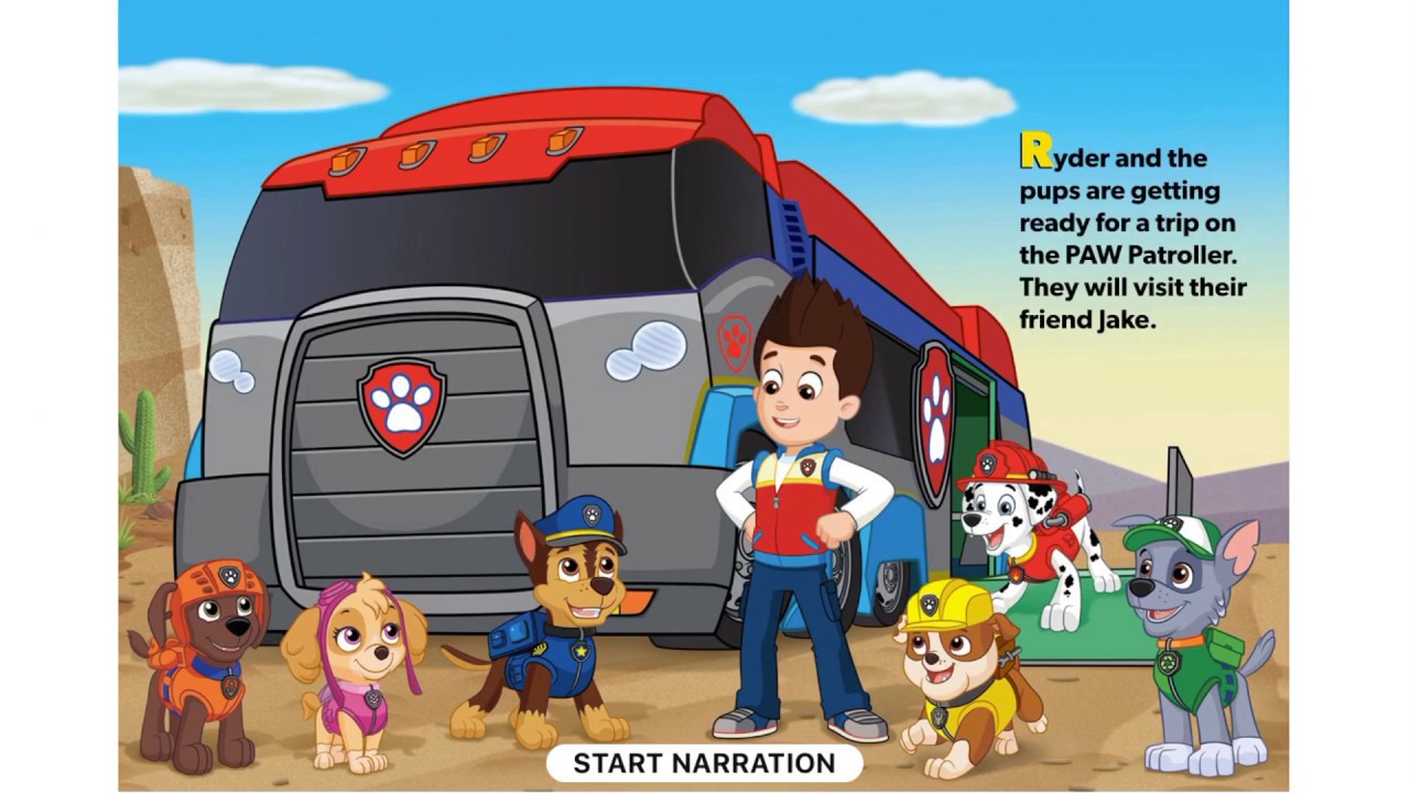 Paw Patrol Ice Team New Story Book Read Along For Kids