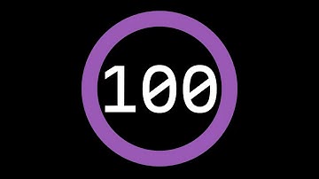 100-Second Countdown Timer - Dark Background + Circular Progress Bar + Ending Sound