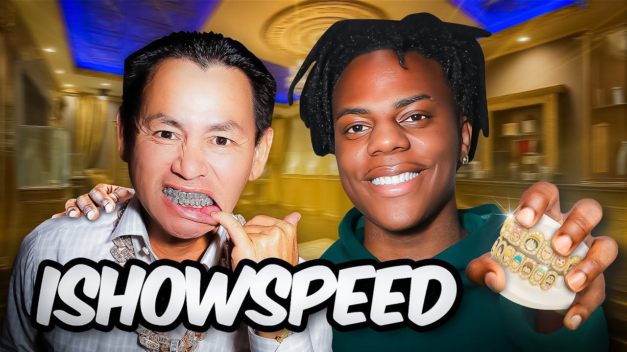 IShowSpeed ​​тратит 100 000 долларов на Diamond Grillz в Johnny Dang’s