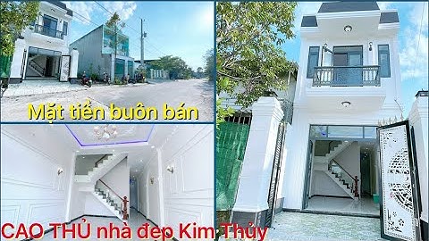 🌟CAO THỦ nhà đẹp Kim Thủy mặt tiền buôn bán gần chợ 300m đường nhựa lớn-đông đúc 4phòng cho đại GĐ