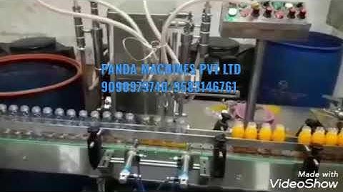 Automatic Mango Juice Bottle Filling Capping Machine, Mango Pulp/Synthetic Juice Filling Machine