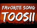 Toosii  favorite song lyrics