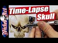 Airbrush Stencil Time-Lapse Painting