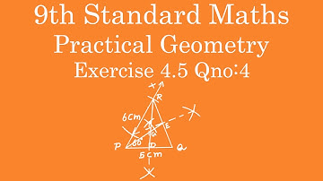 9th New syllabus (2020) Maths (geometry) E.x 4.5 Q.no : 4