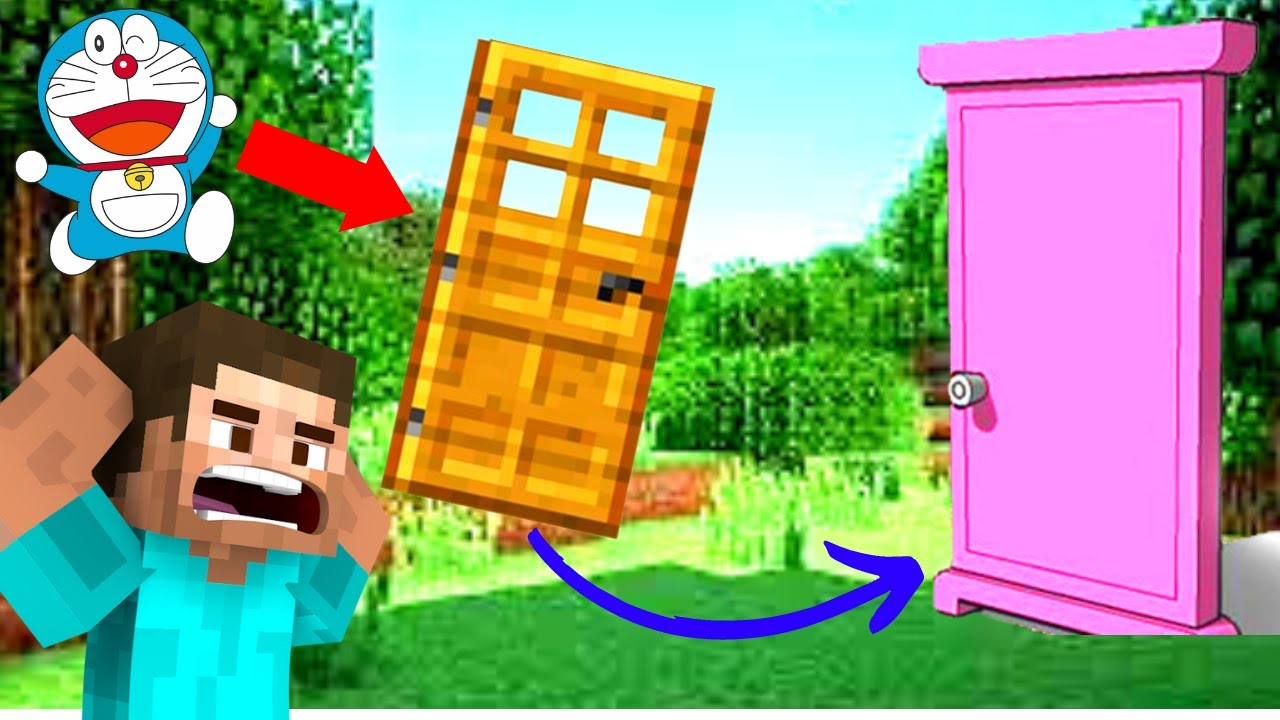 I Made Doraemon Huge Gadgets In Minecraft (Working).....