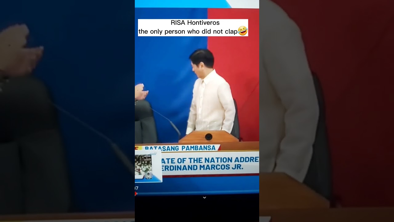 The only person did not clap Risa Hontiveros🤣🤣🤣