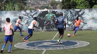 Volf Soccer Academy Players Enjoying The Game At Champions Stadium Kansanga