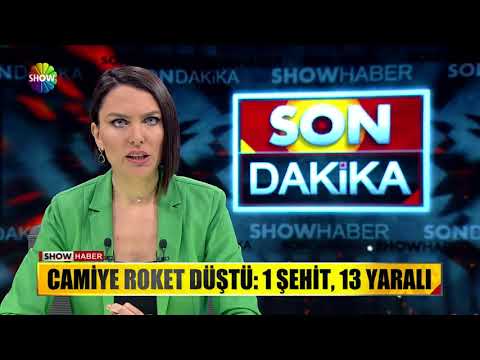 Camiye roket düştü: 1 Şehit, 13 yaralı