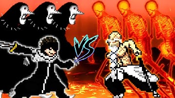 Aizen TYBW V5 OP (New) VS Yamamoto Bankai V2 OP in Jump Force Mugen