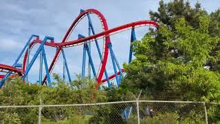 Six Flags Great America Superman Ultimate Flight Off-Ride Footage (No Copyright)