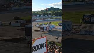 camper demo at LA Crosse speedway WI 6/20/26