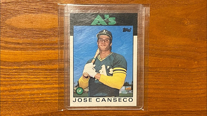 How much is a jose canseco rookie card worth