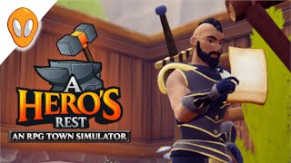 A Hero's Rest RPG Town Simulator First Look  #aherosrest