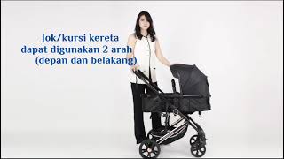 Pliko Arizona 2. 2 in 1 Baby Stroller and Pram. BS 672.