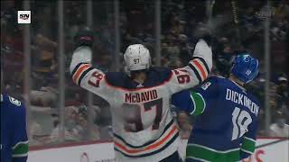 Connor McDavid OVERTIME goal vs Canucks!