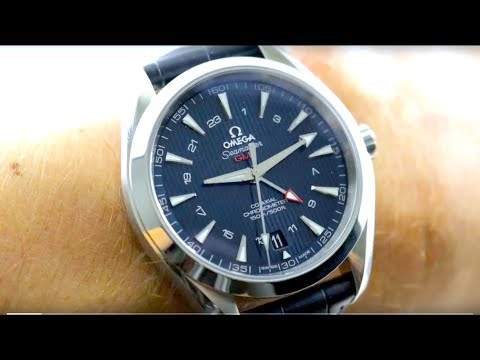 omega aqua terra gmt blue