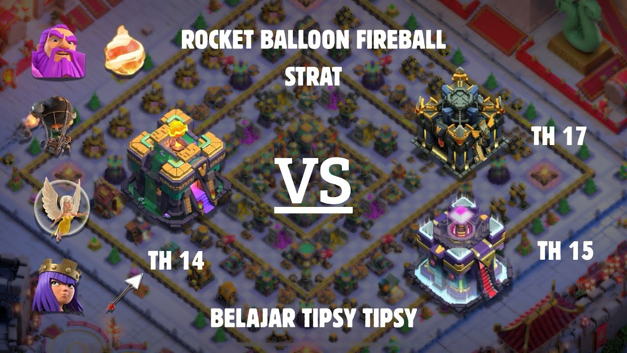 Nyobain Combo Super Balloon Fireball di TH 14. Apakah kuat di Legend League? 