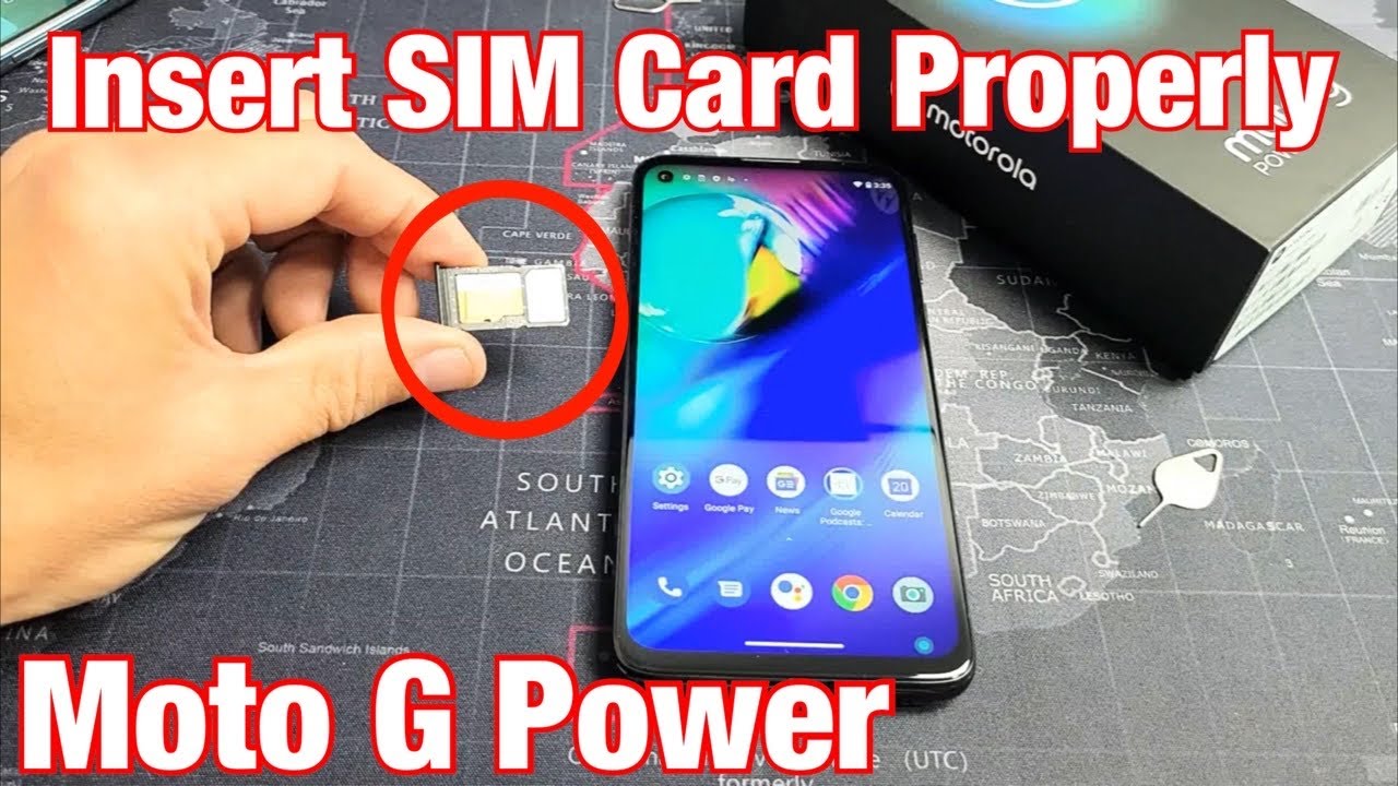 Moto G Power How to Insert SIM Card Properly & Double Check Mobile