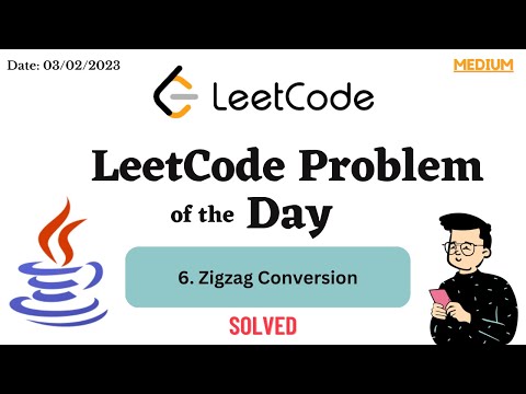 6. zigzag conversion || Leetcode || Java || TechCoder A.V