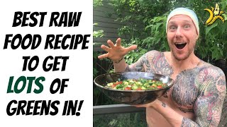Best Low Fat Raw Food Recipe to Get Lots of Greens In! screenshot 1