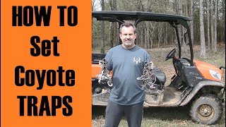 HOW TO Set a Coyote Trap (beginner)