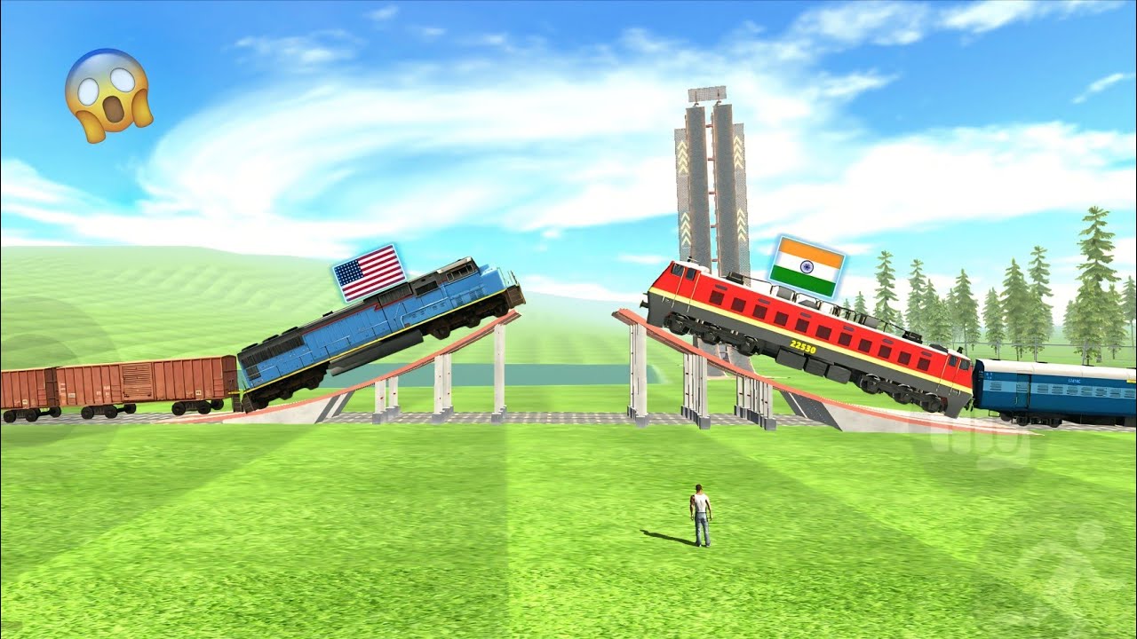 Indian Train Vs American Train 😱 | PowerX 