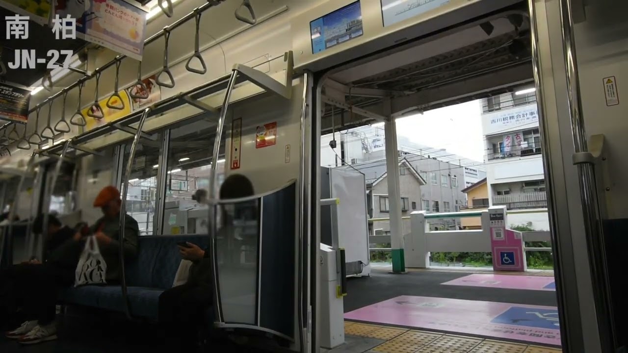 常磐線各駅停車 東京メトロ16000系 東芝IGBT-VVVF 【PMSM電動機】 走行音・車内 ( 北柏 → 新松戸 )
