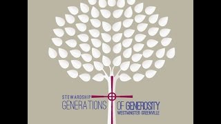 Generations of Generosity:  Stewardship 2016