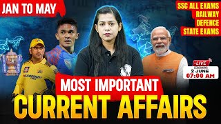January To May Current Affairs 2024 | Current Affairs Revision | Current Affairs Today | Krati Mam