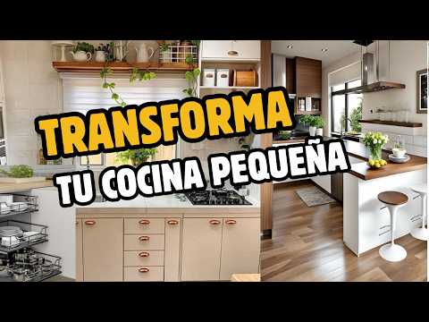 Tendencias en Diseño de Interiores 2025 ✨ Cocina Pequeña TRANSFORMALA con Estilo y Funcionalidad 🏠