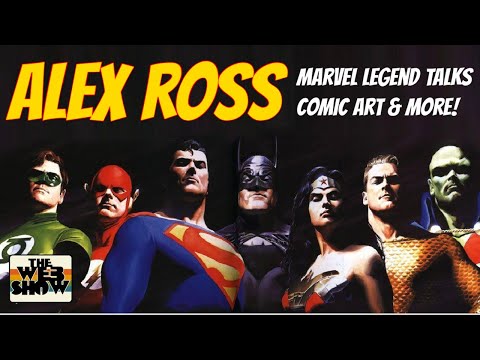 MARVEL Artist Legend ALEX ROSS talks Art, Marvel, DC, Comics...Plus Movie Props!