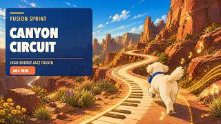 Canyon Circuit π΅ | High-Energy Jazz Fusion for Focus, Gaming & Creative Work (64 Min)