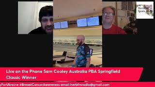 Live on the Phone Sam Cooley Australia PBA Springfield Classic Winner