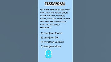 Terraform Certificate Question3 #terraform